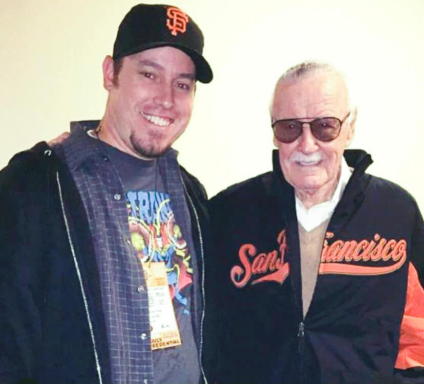 Brian Crosby and Stan Lee